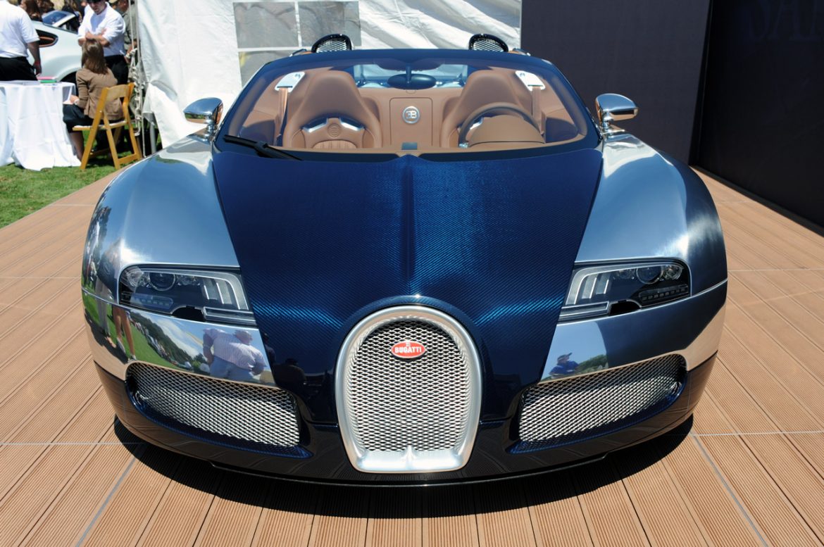 Bugatti Grand Sport Sang Bleu live from the Quail Lodge. sang bleu