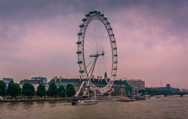 Swinging London  Top 5 Travel Destinations london eye sunset 960x610