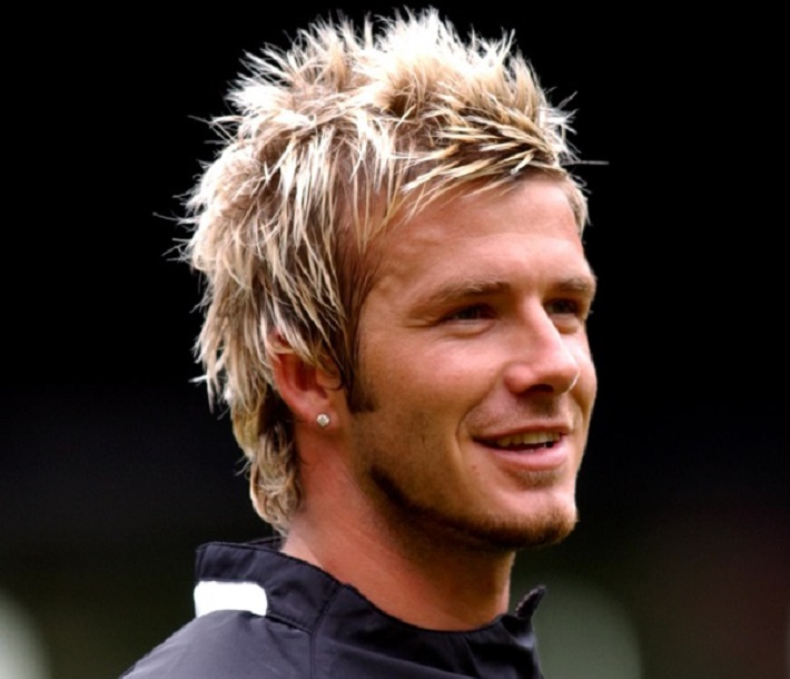 Soccer - FA Barclaycard Premiership - Manchester United Training  David Beckham hairstyles Bedhead