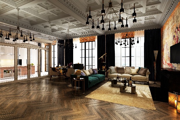 luxury interiors: eclectic lounge room  luxury interiors: eclectic lounge room 2